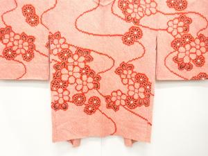 未使用品　きぬたや謹製　本総絞り　流水に花模様　絵羽織